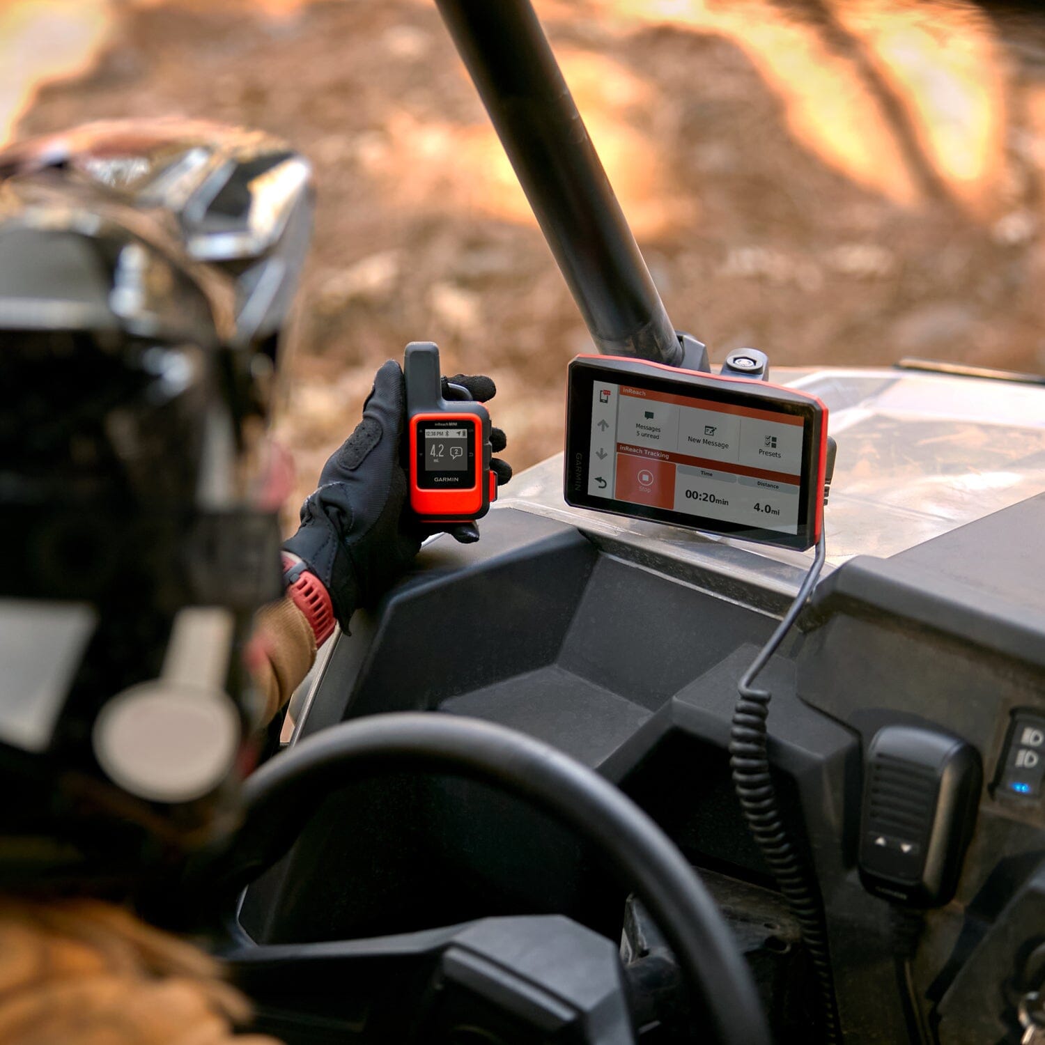 Photo of Garmin PowerSwitch for Tread GPS by Rugged Radios - Premium for UTVs / Side by Sides