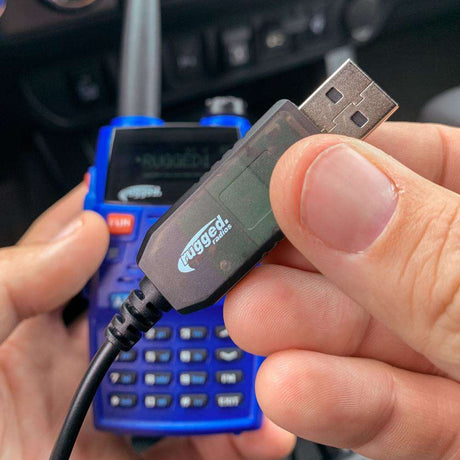 Photo of GO FURTHER BUNDLE - for V3 and RH5R Handheld Radios - Long Range Antenna , XL Battery , and USB Charging Cable by Rugged Radios - Premium for UTVs / Side by Sides