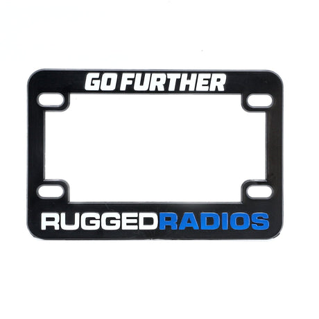Photo of Go Further Rugged Radios License Plate Frames for Cars, Trucks, and Motorcycles by Rugged Radios - Premium for UTVs / Side by Sides