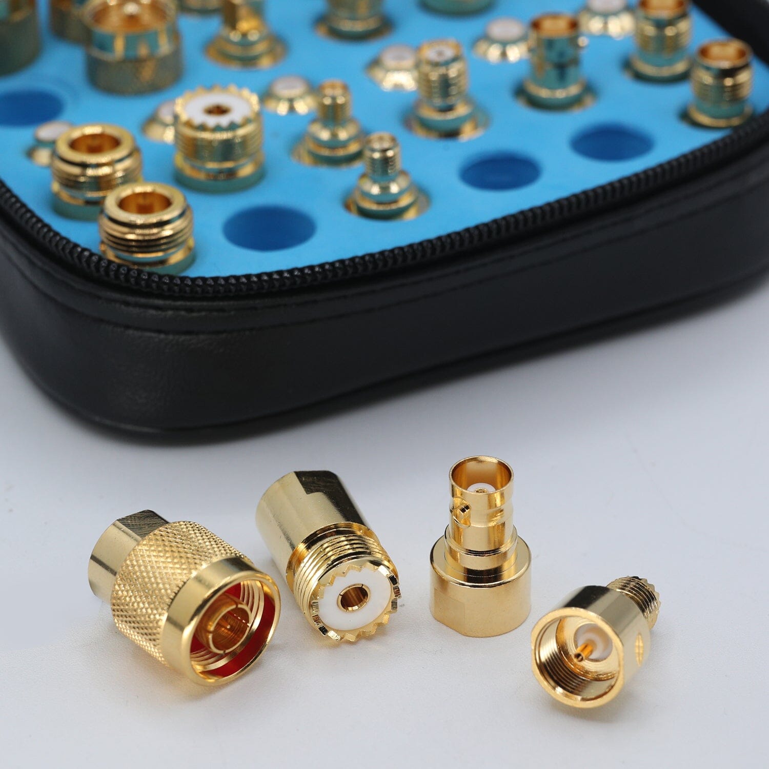 Photo of Gold Plated BNC and NMO Antenna Connector Kit by Rugged Radios - Premium for UTVs / Side by Sides
