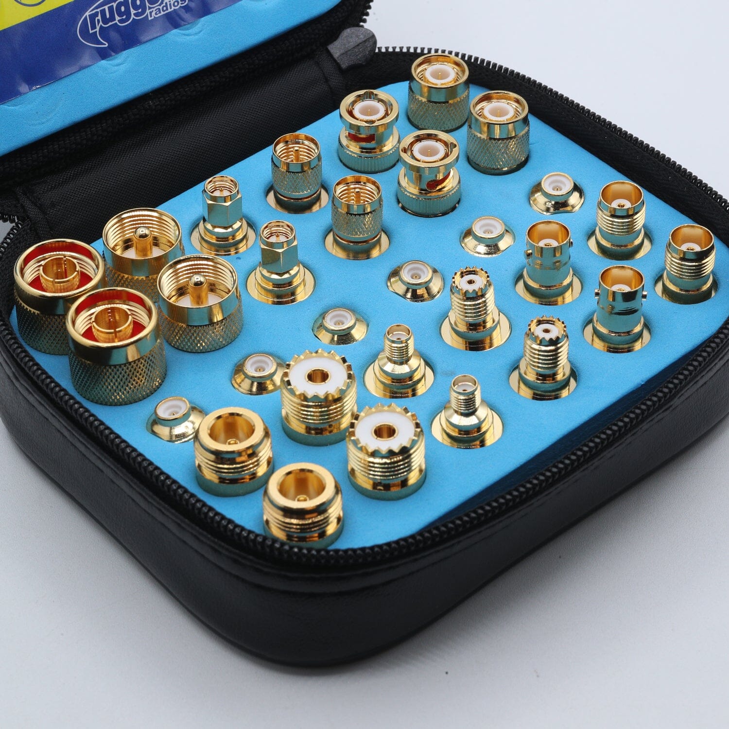 Photo of Gold Plated BNC and NMO Antenna Connector Kit by Rugged Radios - Premium for UTVs / Side by Sides