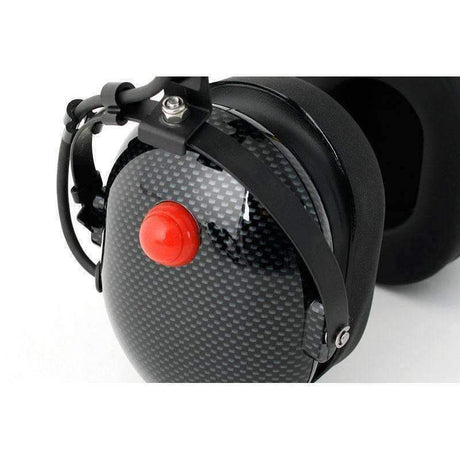 Photo of H22 Over the Head (OTH) Headset for 2-Way Radios - Black Carbon Fiber by Rugged Radios - Premium for UTVs / Side by Sides