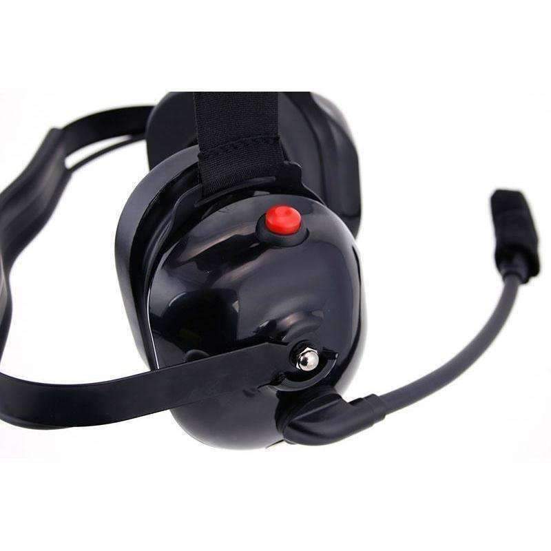 Photo of H60 Dual Radio Behind the Head (BTH) Headset - Black by Rugged Radios - Premium for UTVs / Side by Sides
