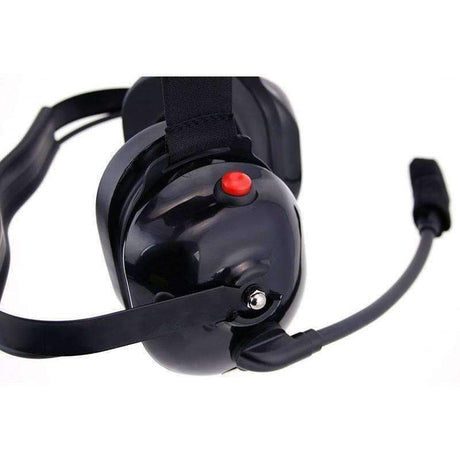 Photo of H60 Dual Radio Behind the Head (BTH) Headset - Black by Rugged Radios - Premium for UTVs / Side by Sides