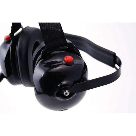 Photo of H60 Dual Radio Behind the Head (BTH) Headset - Black by Rugged Radios - Premium for UTVs / Side by Sides