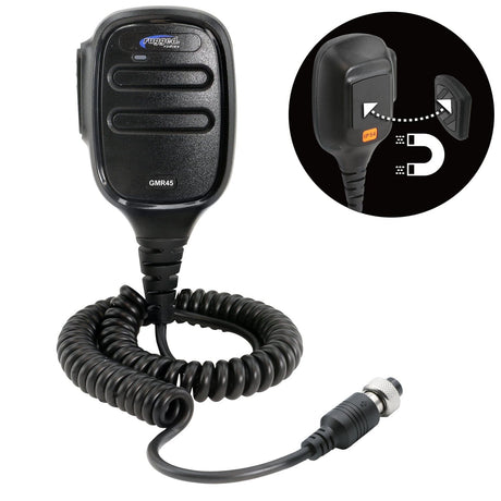 Photo of Hand Mic for GMR45 Mobile Radio with Scosche MagicMount by Rugged Radios - Premium for UTVs / Side by Sides