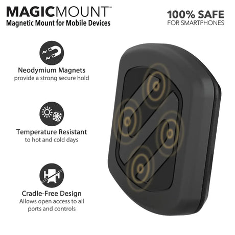 Photo of Hand Mic for RDM-DB Mobile Radios with Scosche Surface Magnetic Mount by Rugged Radios - Premium for UTVs / Side by Sides