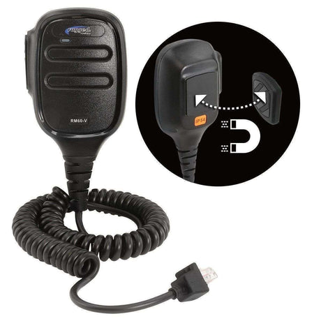 Photo of Hand Mic for RM45 & RM60 Mobile Radios with Scosche MagicMount by Rugged Radios - Premium for UTVs / Side by Sides
