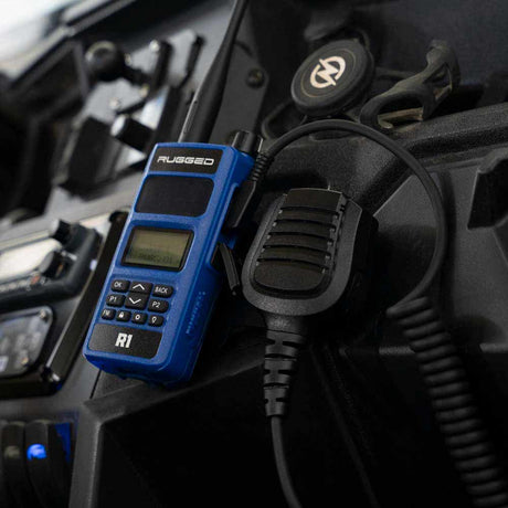 Photo of Radio and Speaker Mic Mount for Handheld Radios by Rugged Radios - Premium for UTVs / Side by Sides