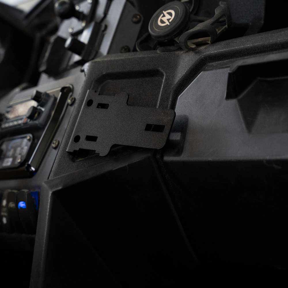 Photo of Radio and Speaker Mic Mount for Handheld Radios by Rugged Radios - Premium for UTVs / Side by Sides