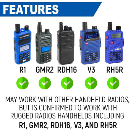 Photo of Radio Mount for Handheld Radios - CLEARANCE by Rugged Radios - Premium for UTVs / Side by Sides