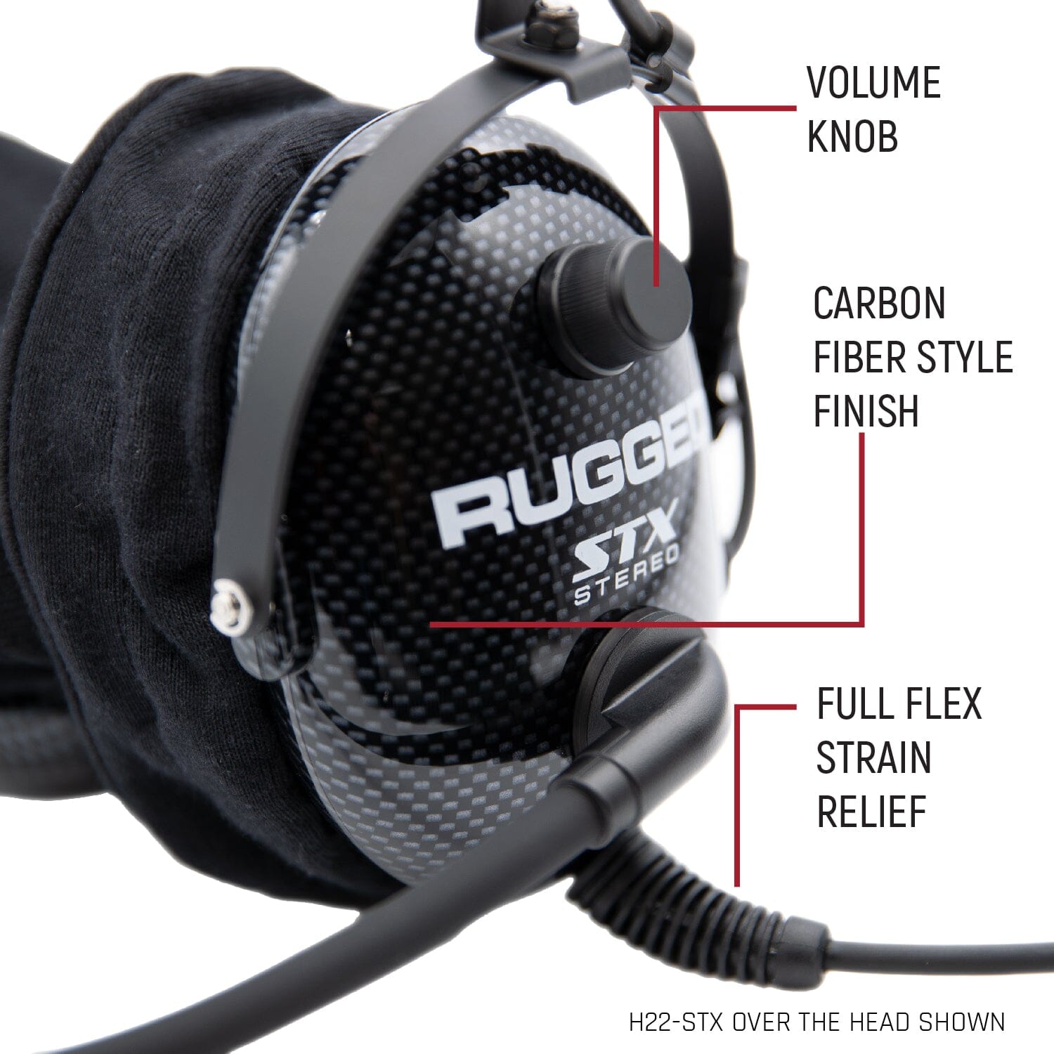 Photo of Rugged Radios ULTIMATE Alpha Audio Stereo Headset with Volume Control (OTH and BTH) by Rugged Radios - Premium for UTVs / Side by Sides