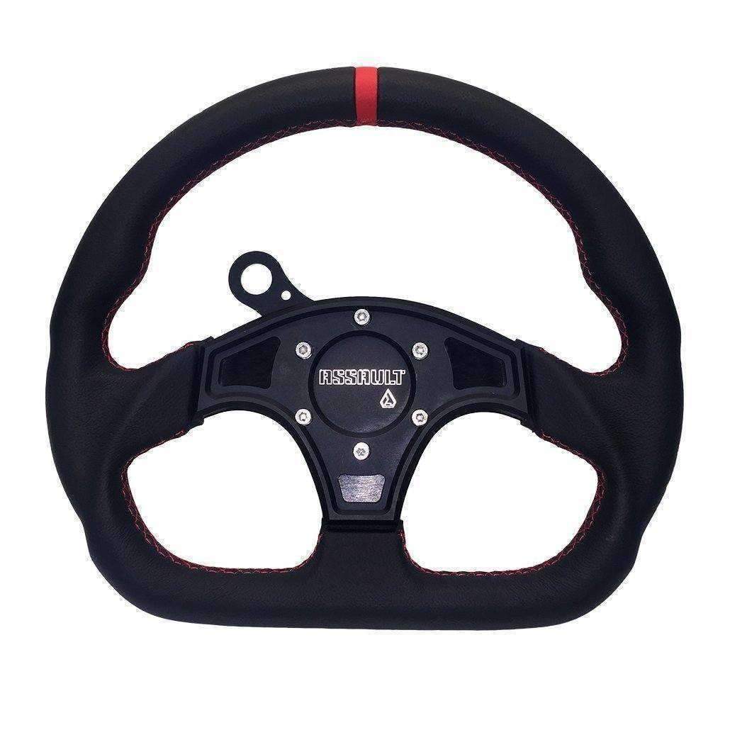 Photo of Steering Wheel Push to Talk (PTT) mount 6-Bolt by Rugged Radios - Premium for UTVs / Side by Sides