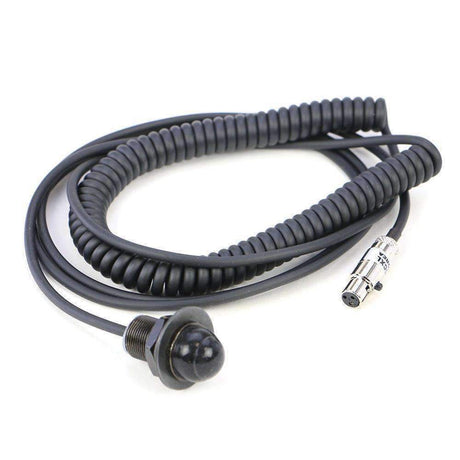Photo of Hole Mount Steering Wheel Push to Talk Cable (PTT) with Coil Cord for Intercoms by Rugged Radios - Premium for UTVs / Side by Sides
