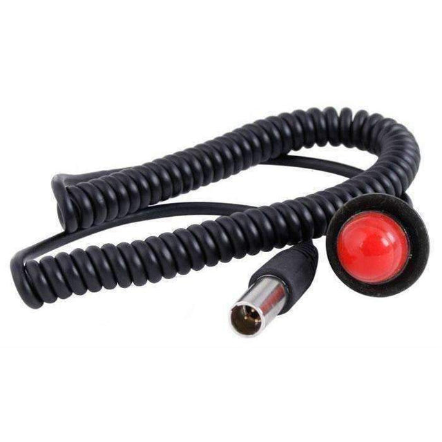 Photo of Hole Mount Steering Wheel Push to Talk (PTT) with Coil Cord for Car Harnesses by Rugged Radios - Premium for UTVs / Side by Sides