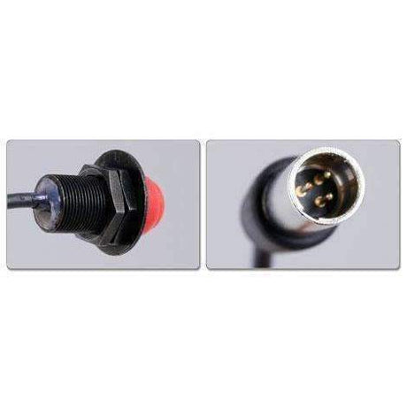 Photo of Hole Mount Steering Wheel Push to Talk (PTT) with Coil Cord for Car Harnesses by Rugged Radios - Premium for UTVs / Side by Sides