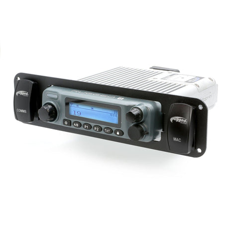 Photo of In-Dash Mount with Two Switch Holes for Rugged Radios by Rugged Radios - Premium for UTVs / Side by Sides