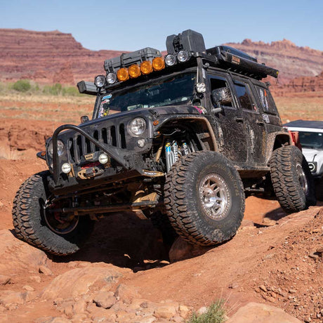 Photo of Mobile Radio Mount for Jeep Wrangler JK 2 Door and JKU 4 Door by Rugged Radios - Premium for UTVs / Side by Sides
