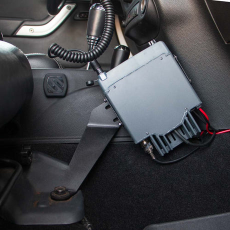 Photo of Mobile Radio Mount for Jeep Wrangler JK 2 Door and JKU 4 Door by Rugged Radios - Premium for UTVs / Side by Sides
