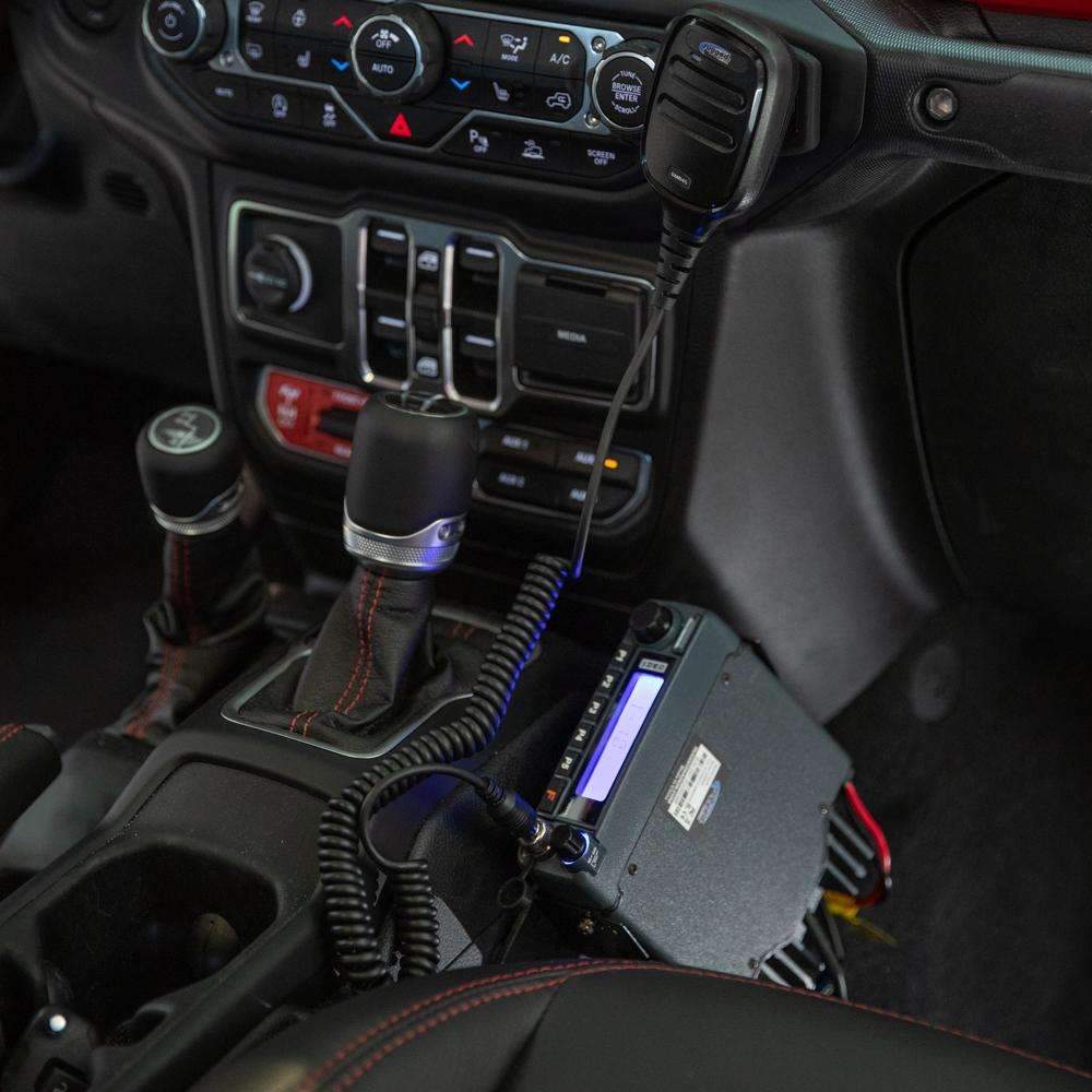Photo of Mobile Radio Mount for Jeep JL, JT, and Gladiator Passenger Side Interior by Rugged Radios - Premium for UTVs / Side by Sides