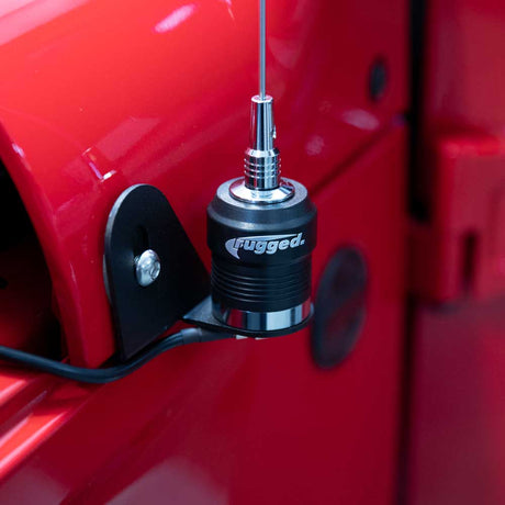 Photo of Jeep Wrangler JL, JLU, and Gladiator JT Two-Way GMRS Mobile Radio Kit by Rugged Radios - Premium for UTVs / Side by Sides