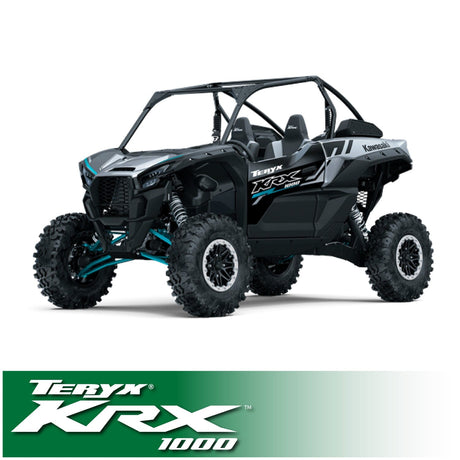 Photo of Kawasaki Teryx KRX Complete Communication Kit with Bluetooth Intercom and 2-Way Radio by Rugged Radios - Premium for UTVs / Side by Sides