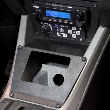 Photo of Lower Accessory Panel for Polaris RZR PRO XP, RZR Turbo R, and RZR PRO R Dash Mount Radio and Intercom by Rugged Radios - Premium for UTVs / Side by Sides