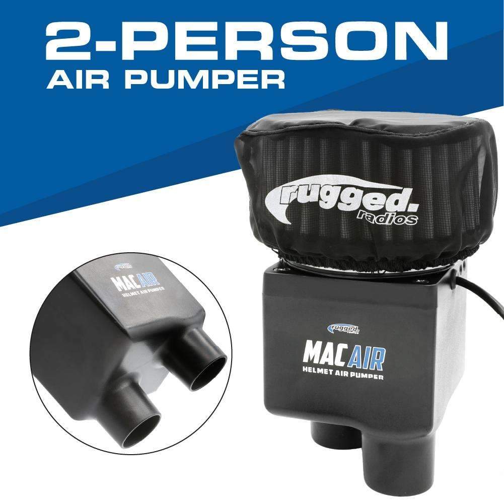 Photo of Rugged Radios - MAC Air 2-Person Helmet Air Pumper (Pumper Only) by Rugged Radios - Premium for UTVs / Side by Sides