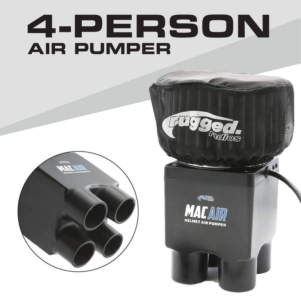 Photo of Rugged Radios - MAC Air 4-Person Helmet Air Pumper (Pumper Only) by Rugged Radios - Premium for UTVs / Side by Sides