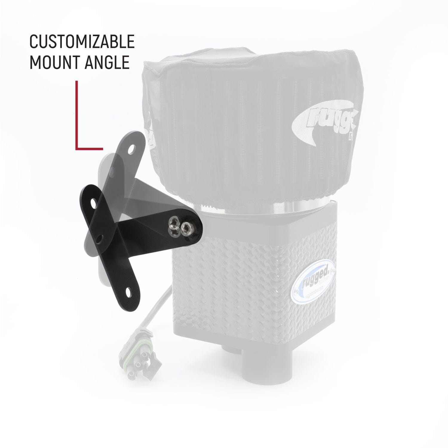 Photo of MAC Air Helmet Pumper Mounting Brackets by Rugged Radios - Premium for UTVs / Side by Sides