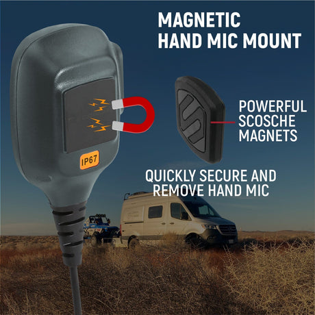 Photo of Mercedes Sprinter Van Two-Way GMRS Mobile Radio Kit by Rugged Radios - Premium for UTVs / Side by Sides
