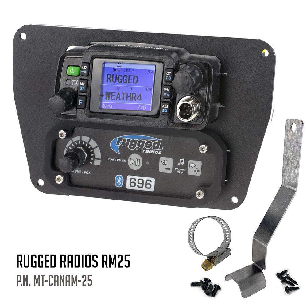 Photo of Can-Am Commander Intercom and Radio Mount by Rugged Radios - Premium for UTVs / Side by Sides