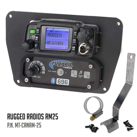 Photo of Can-Am Commander Intercom and Radio Mount by Rugged Radios - Premium for UTVs / Side by Sides