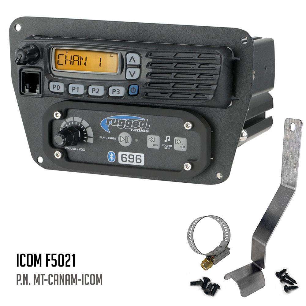 Photo of Can-Am Commander Intercom and Radio Mount by Rugged Radios - Premium for UTVs / Side by Sides