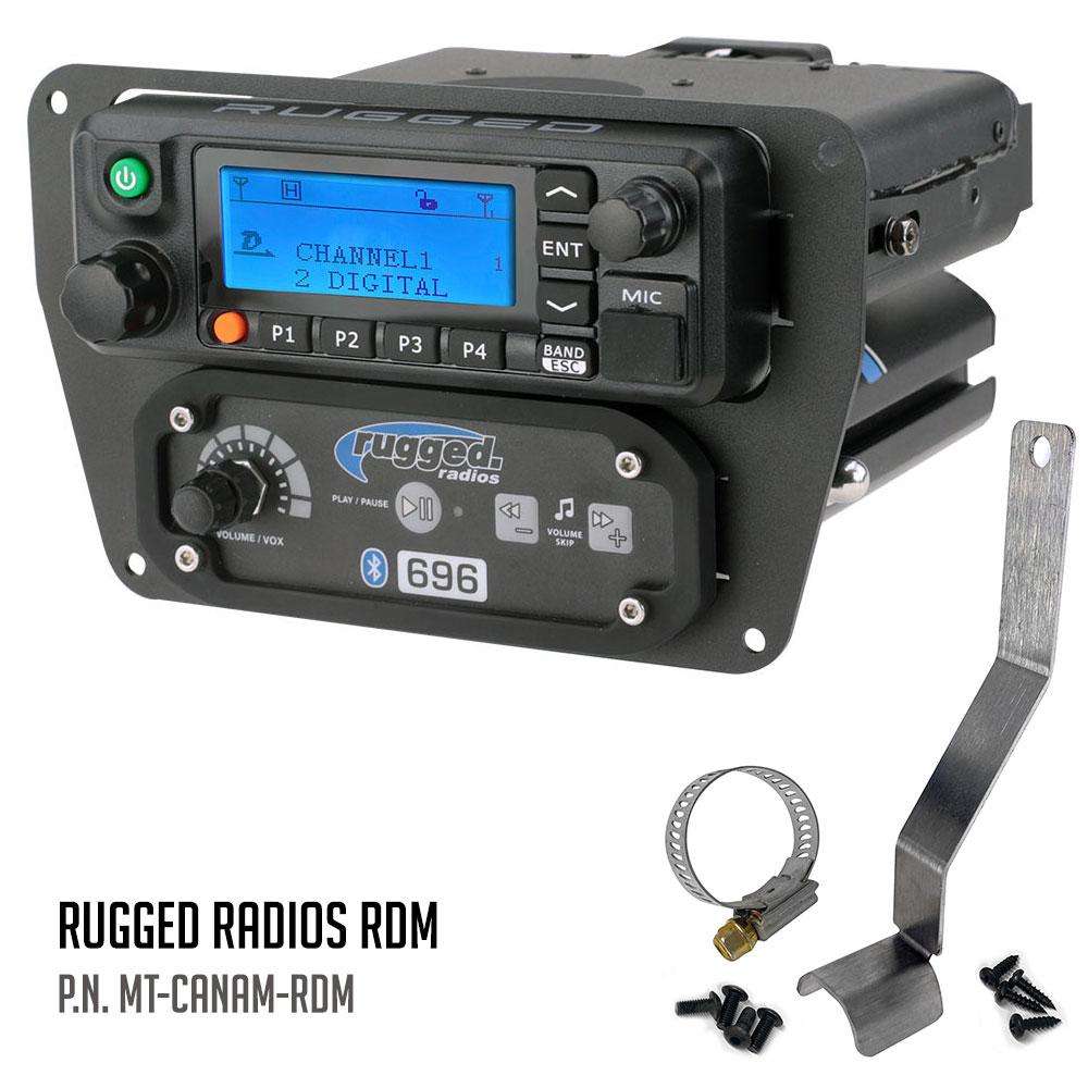 Photo of Can-Am Commander Intercom and Radio Mount by Rugged Radios - Premium for UTVs / Side by Sides