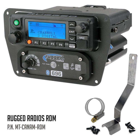 Photo of Can-Am Commander Intercom and Radio Mount by Rugged Radios - Premium for UTVs / Side by Sides