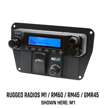 Photo of Multi Mount Insert or Standalone Mount for Rugged Radios with Rocker Switches by Rugged Radios - Premium for UTVs / Side by Sides