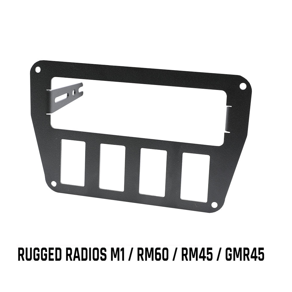 Photo of Multi Mount Insert or Standalone Mount for Rugged Radios with Rocker Switches by Rugged Radios - Premium for UTVs / Side by Sides