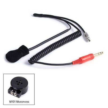 Photo of 3C NASCAR Wired Coil Cord Helmet Kit with Mic and 3.5mm Jack by Rugged Radios - Premium for UTVs / Side by Sides