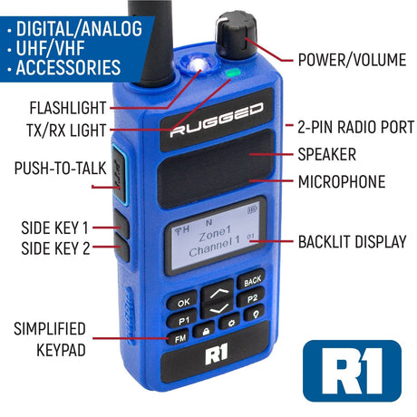 Photo of RUGGED Wired Driver Only Communication Kit with R1 Radio by Rugged Radios - Premium for UTVs / Side by Sides