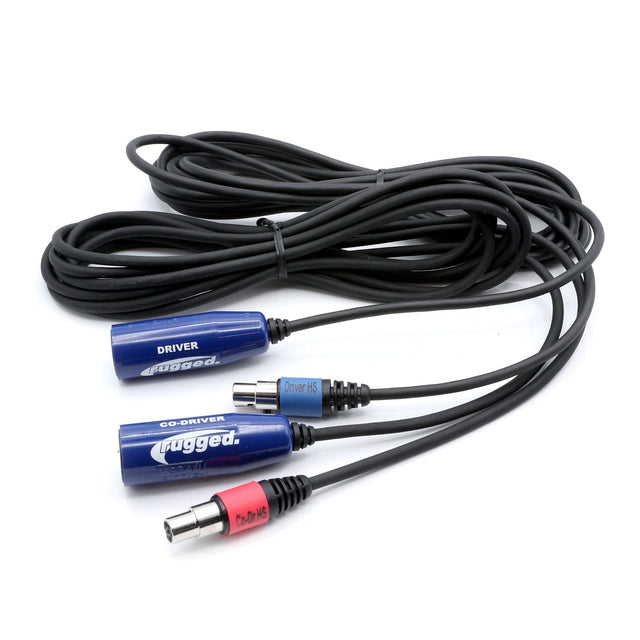Photo of Rugged Radios OFFROAD Driver and Co-Driver Intercom Cable Bundle by Rugged Radios - Premium for UTVs / Side by Sides