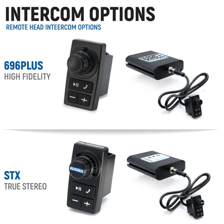 Photo of Can-Am Maverick R Complete Communication Kit with Rocker Switch Bluetooth Intercom and 2-Way Radio by Rugged Radios - Premium for UTVs / Side by Sides