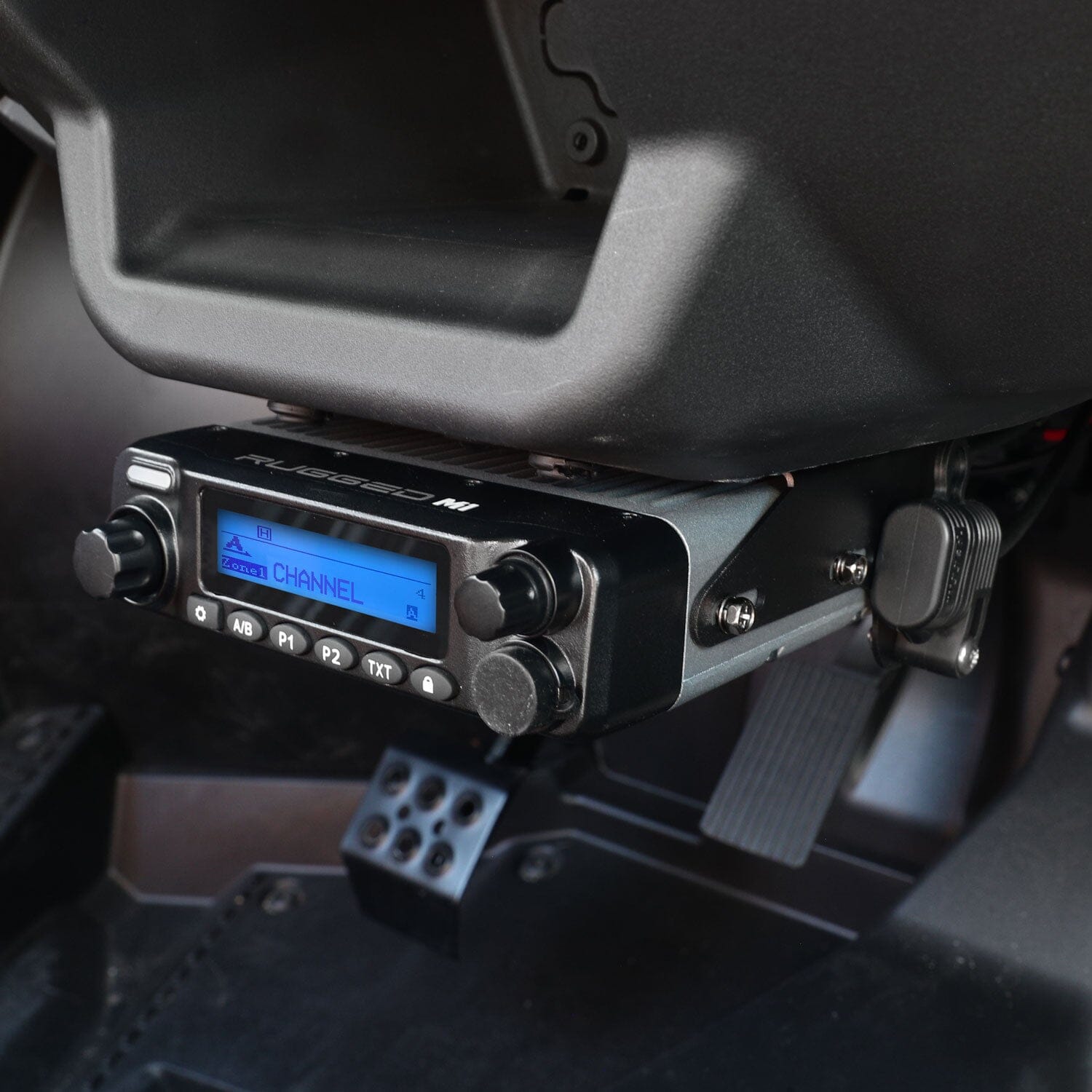 Photo of Polaris RZR XP Complete Communication Kit with Rocker Switch Bluetooth Intercom and 2-Way Radio by Rugged Radios - Premium for UTVs / Side by Sides