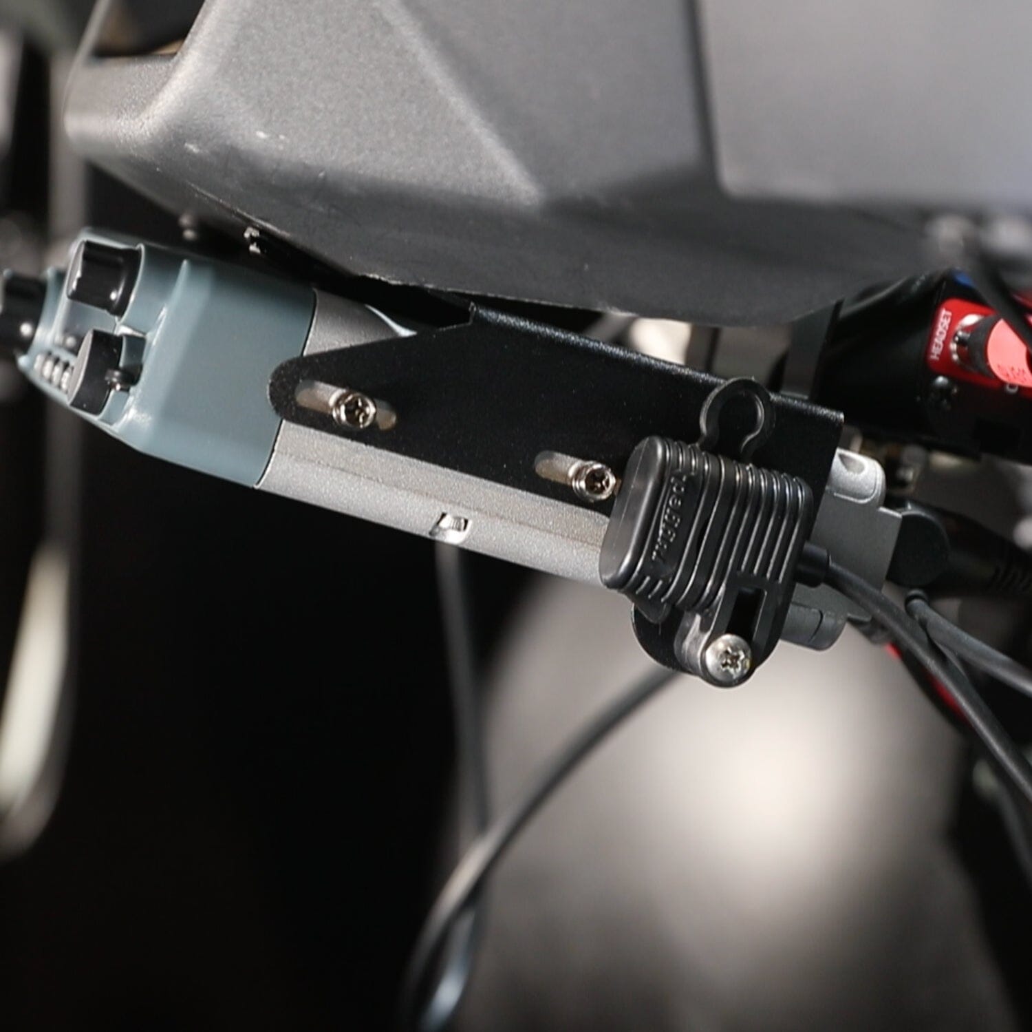 Photo of Polaris RZR XP - Radio and Remote Head Intercom Mount by Rugged Radios - Premium for UTVs / Side by Sides