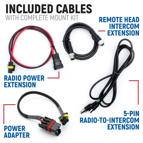 Photo of Polaris Xpedition Complete Communication Kit with Bluetooth Intercom and 2-Way Radio by Rugged Radios - Premium for UTVs / Side by Sides