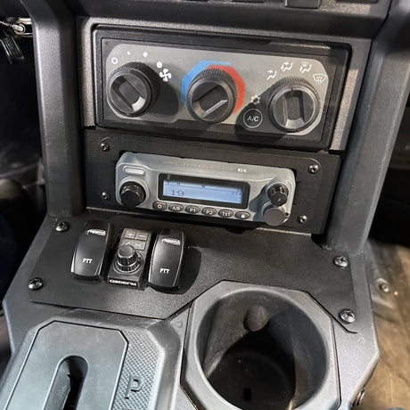 Photo of Polaris Xpedition - Radio and Remote Head Intercom Mount Kit by Rugged Radios - Premium for UTVs / Side by Sides