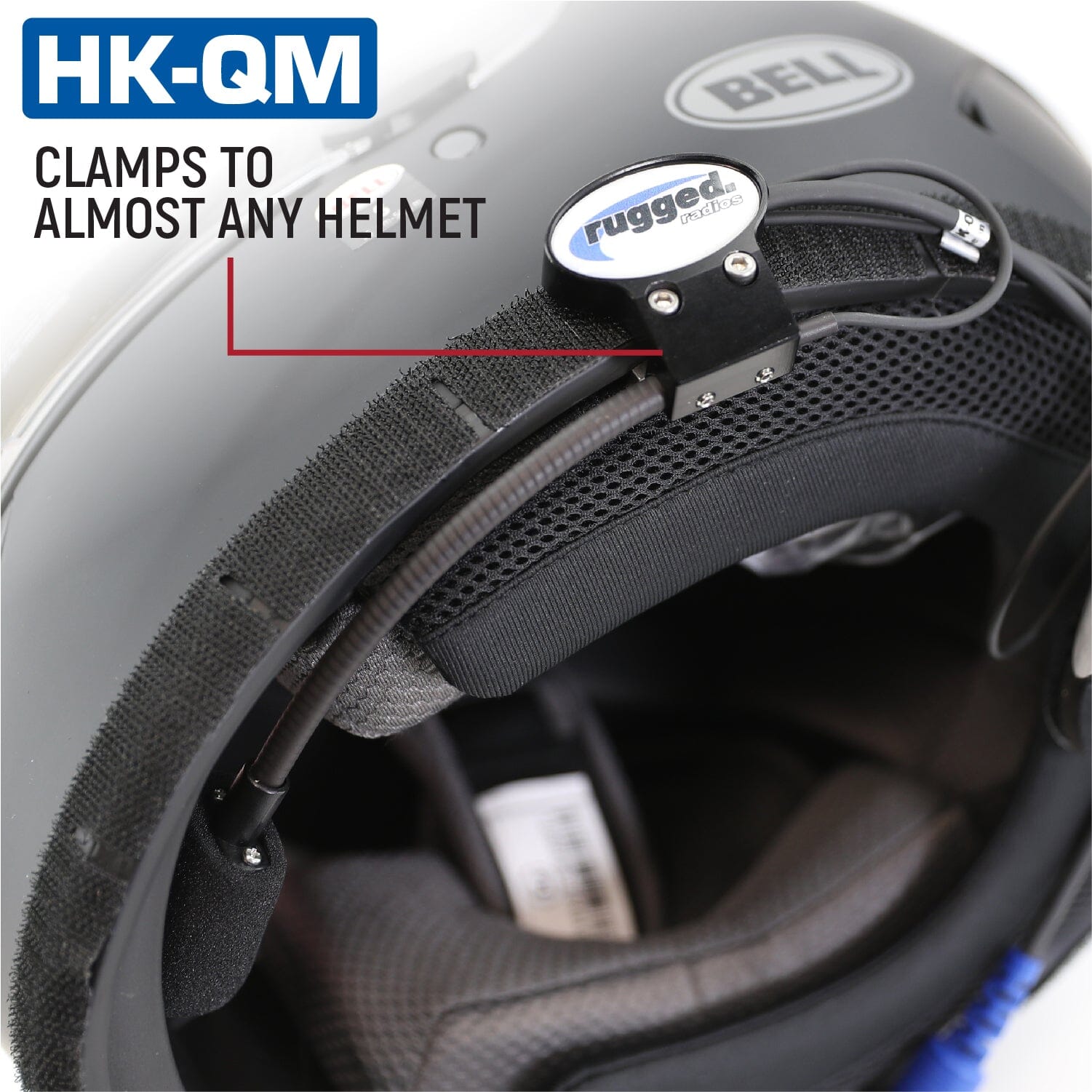 Photo of Quick Mount for Helmet Kit Wiring Installation by Rugged Radios - Premium for UTVs / Side by Sides