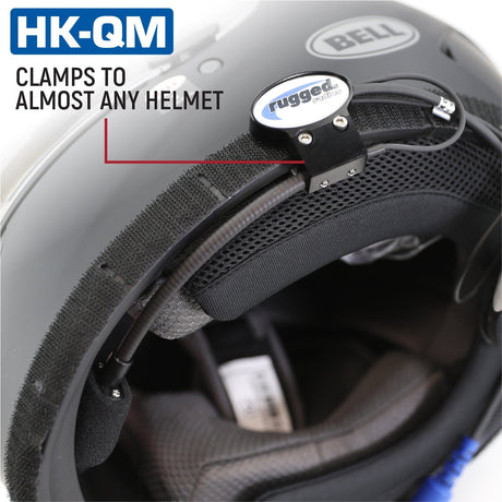 Photo of Quick Mount for Helmet Kit Wiring Installation by Rugged Radios - Premium for UTVs / Side by Sides