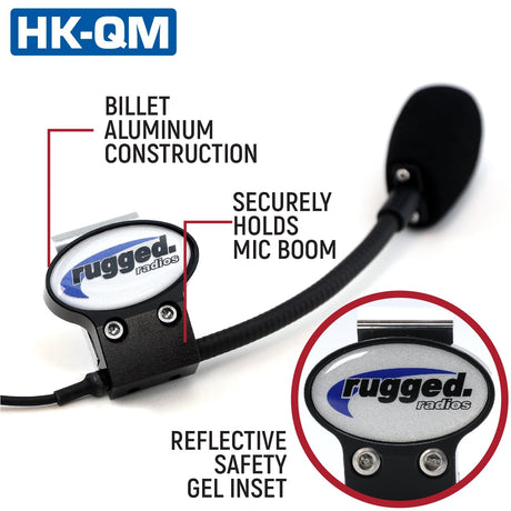 Photo of Quick Mount for Helmet Kit Wiring Installation by Rugged Radios - Premium for UTVs / Side by Sides