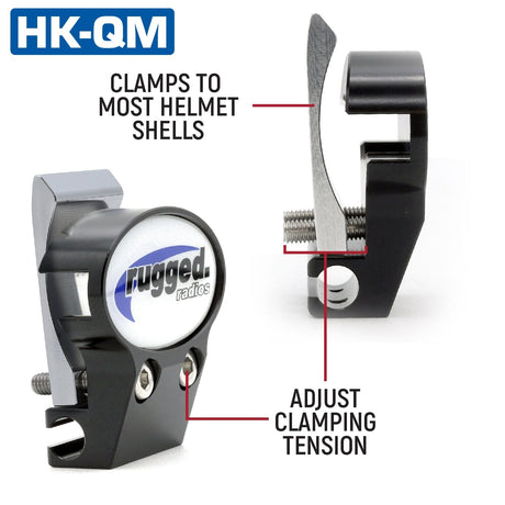 Photo of Quick Mount for Helmet Kit Wiring Installation by Rugged Radios - Premium for UTVs / Side by Sides
